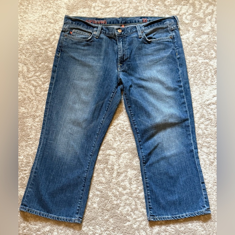J.Crew hipslung cropped relaxed fit denim jeans women’s size 33